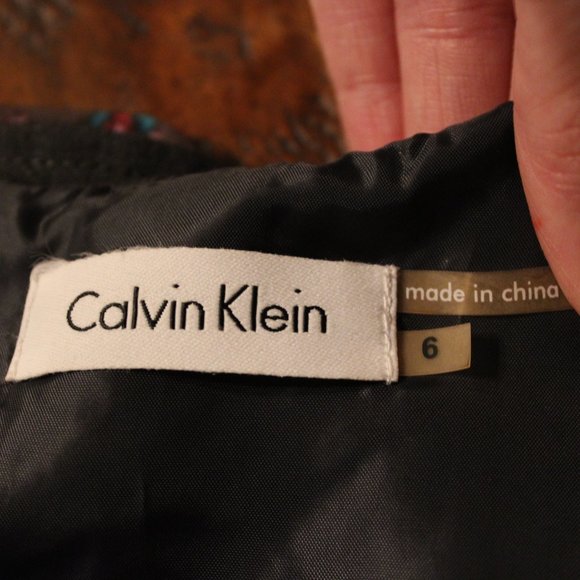 🎀Calvin Klein NWOT Grey Sleeveless Dress 6 - Picture 8 of 9